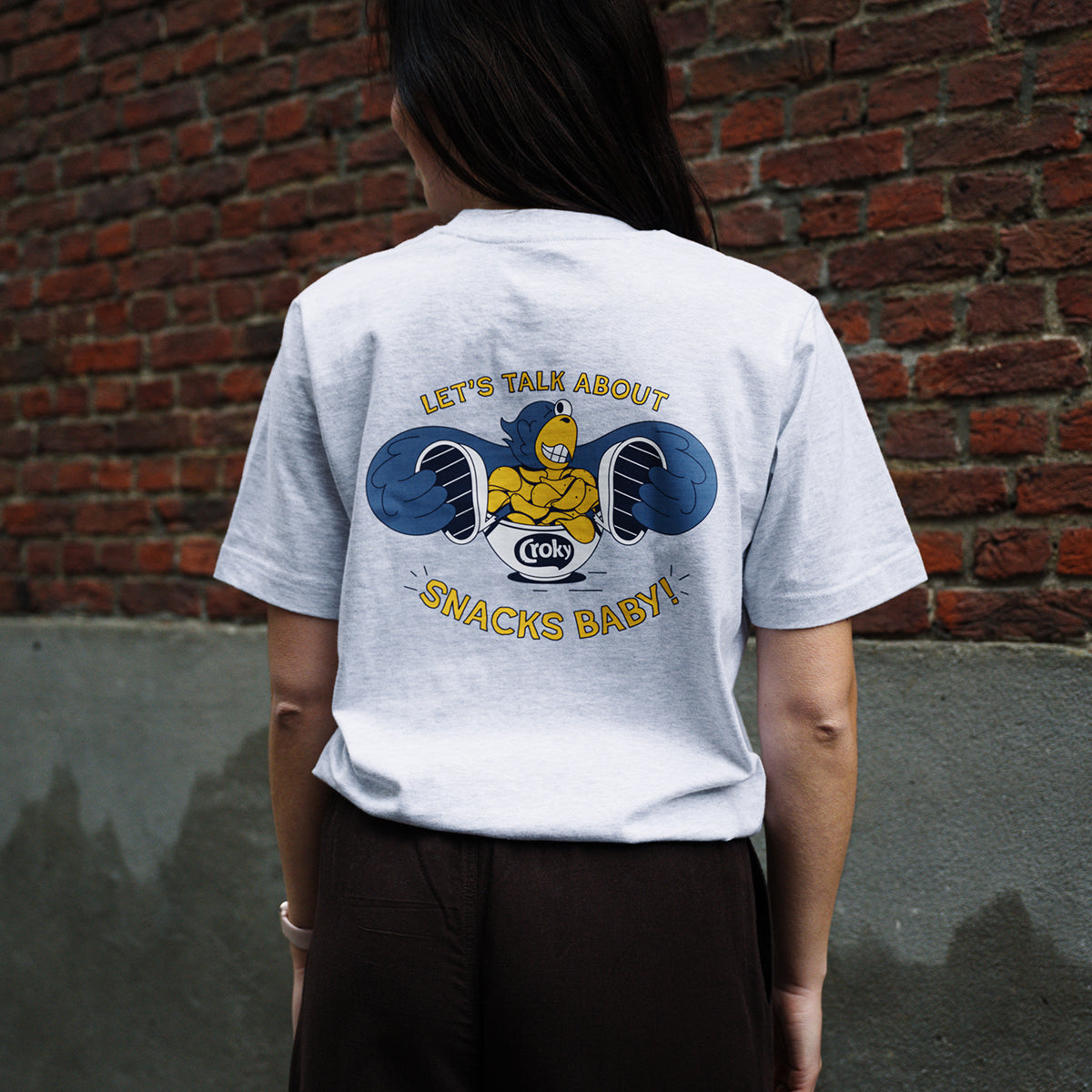 T-shirt Let's Talk About Snacks Baby